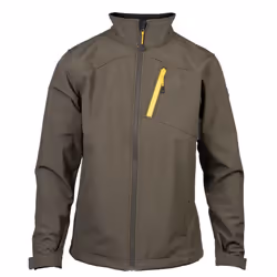 Caterpillar Essentials Shell Men's Moss Softshell Jacket - Not Specified, XL