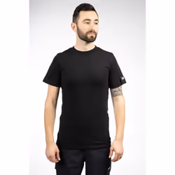 Caterpillar Essentials Short-sleeve Cotton Men's Black T-Shirt - Black, M