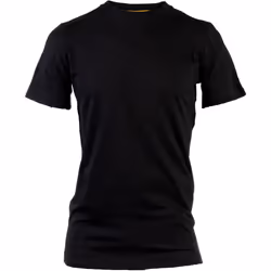 Caterpillar Essentials Short-sleeve Cotton Men's Black T-Shirt - Black, M