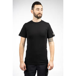 Caterpillar Essentials Short-sleeve Cotton Men's Black T-Shirt - Black, S