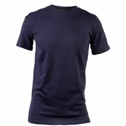 Caterpillar Essentials Short-sleeve Cotton Men's Blue T-Shirt - Blue, XXXL