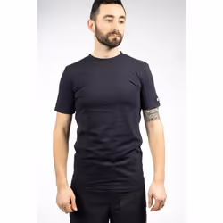 Caterpillar Essentials Short-sleeve Cotton Men's Blue T-Shirt - Blue, XL