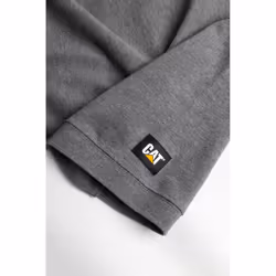 Caterpillar Essentials Cotton Men's Grey Polo Shirt - Grey, M
