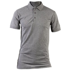 Caterpillar Essentials Cotton Men's Grey Polo Shirt - Grey, S