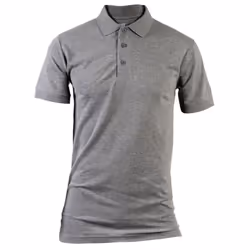 Caterpillar Essentials Cotton Men's Grey Polo Shirt - Grey, XL