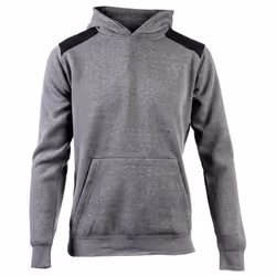 Caterpillar Essentials Polyester Men's Grey Hooded Sweatshirt - Grey, S