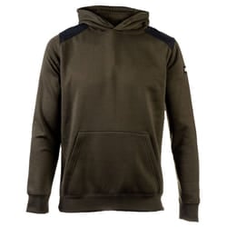 Caterpillar Essentials Polyester Men's Moss Hooded Sweatshirt - Not Specified, XXL