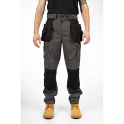 Caterpillar Nexus Holster Stretch Pocket Cotton Men's Grey Outdoor Trousers - Grey, 34