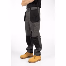 Caterpillar Nexus Holster Stretch Pocket Cotton Men's Grey Outdoor Trousers - Grey, 42"