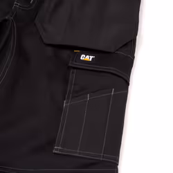 Caterpillar Essential Knee Pocket Stretch Holster Polyester Men's Black Outdoor Trousers - Black, 42"