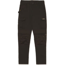 Caterpillar Nexus Knee Pocket Stretch Cotton Men's Black Outdoor Trousers - Black, 40"