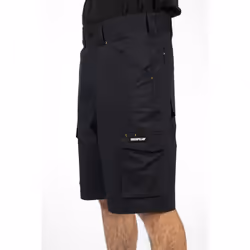 Caterpillar Nexus Stretch Cotton Men's Black Work Shorts - Black, 34