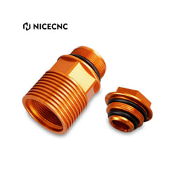 Rear Brake Reservoir Extender Brake Fluid Oil fuel Cap For KTM EXC 300 - Cap and Extender