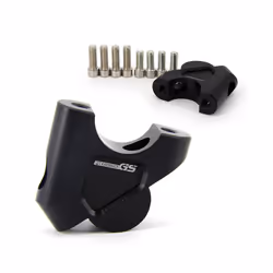 Handlebar Mount Risers Clamp for BMW R1200GS R1250GS LC Adventure Riser - R1250GS-black