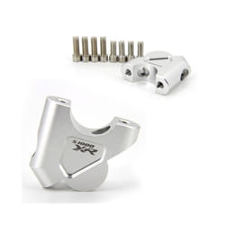 Handlebar Mount Risers Clamp for BMW R1200GS R1250GS LC Adventure Riser - S1000xR-Silver