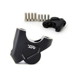 Handlebar Mount Risers Clamp for BMW R1200GS R1250GS LC Adventure Riser - S1000xR-black