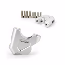 Handlebar Mount Risers Clamp for BMW R1200GS R1250GS LC Adventure Riser - R1250GS-Silver
