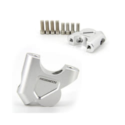 Handlebar Mount Risers Clamp for BMW R1200GS R1250GS LC Adventure Riser - R1200GS-Silver