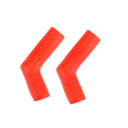 Motorcycle Gear Shift Lever Cover Rubber Shifter Boot Case Protectors - 2pcs Red