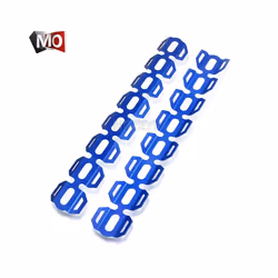 Motorcycle Exhaust Pipe Header Wrap Water Cooled Heat Shield Guard Cover - Blue