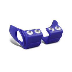 Motorcycle Front Pair Fork Shoe Protector Cover Guard Kit For Yamaha YZ - blue