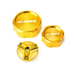 For Honda CBR 1000RR 1000 RR 2005-2018 Motorcycle Oil Filler Cap Master - 3pcs-set Gold