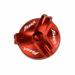 With logo FAZER Auminum Oil Filler Cap Engine Plug Cover For Yamaha FZ1 - Black-Fazer