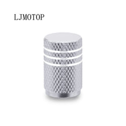 Motorcycle Accessorie Wheel Tire Valve Stem Caps CNC Airtight Covers For - 1 PCS Silver