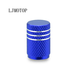 Motorcycle Accessorie Wheel Tire Valve Stem Caps CNC Airtight Covers For - 1 PCS Blue