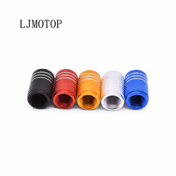 Motorcycle Accessorie Wheel Tire Valve Stem Caps CNC Airtight Covers For - 1 PCS Black