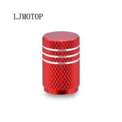 Motorcycle Accessorie Wheel Tire Valve Stem Caps CNC Airtight Covers For - 1 PCS Red
