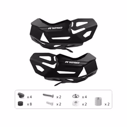 R1250GS Engine Cylinder Head Guards Protector Cover For BMW R 1250 GS - BLACK-Black