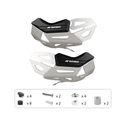 R1250GS Engine Cylinder Head Guards Protector Cover For BMW R 1250 GS - SILVER-Black