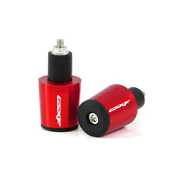 8 Colors Motorcycle Handlebar Grips Plug End Handle Bar Cap Plugs For - Red