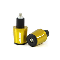 8 Colors Motorcycle Handlebar Grips Plug End Handle Bar Cap Plugs For - Gold
