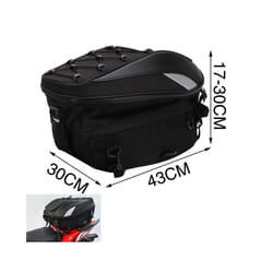 Waterproof Motorcycle Tail Bag Rear Seat Bag High Capacity Rider Multifunction