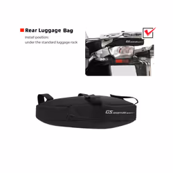 FOR BMW R1200GS R 1200 GS LC ADV R 1250GS Adventure Rear Frame Bag Rear - Black1