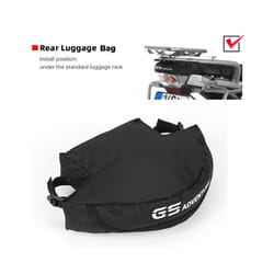 FOR BMW R1200GS R 1200 GS LC ADV R 1250GS Adventure Rear Frame Bag Rear - Black2