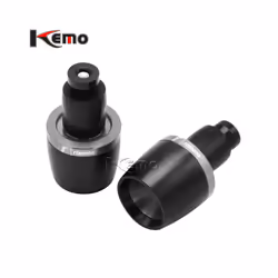 For Ducati Honda Suzuki BMW Aprilia Motorcycle Universal Handle Bar Ends - grey