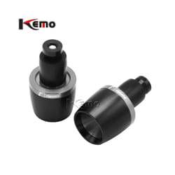 For Ducati Honda Suzuki BMW Aprilia Motorcycle Universal Handle Bar Ends - grey