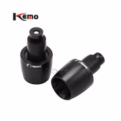 For Ducati Honda Suzuki BMW Aprilia Motorcycle Universal Handle Bar Ends - Black
