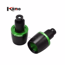 For Ducati Honda Suzuki BMW Aprilia Motorcycle Universal Handle Bar Ends - green