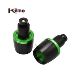 For Ducati Honda Suzuki BMW Aprilia Motorcycle Universal Handle Bar Ends - green