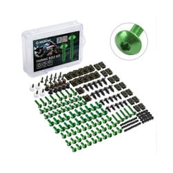 253PCS M5 M6 CNC Screws Fairing Bolt Nut Body Screws Kit For BMW S1000R - Green