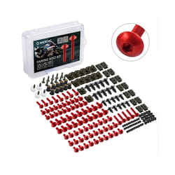 253PCS M5 M6 CNC Screws Fairing Bolt Nut Body Screws Kit For BMW S1000R - Red