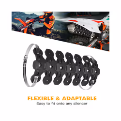 Motocross Exhaust Heat Shield Muffler Protector Cover For HUSQVARNA HUSABERG - Orange