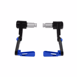 Motorcycle Levers Guard Brake Clutch Handlebar Protector For Yamaha XTZ690D - blue