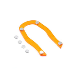 Motorcycle Headlight Protector Lense Cover LED Lamp Daily Lamp Discoloration - Orange