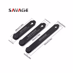 Fixing Tension Strap Silicone Bandage Universal Motorcycle Accessories - Set A Black