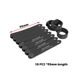 Fixing Tension Strap Silicone Bandage Universal Motorcycle Accessories - Set B Black